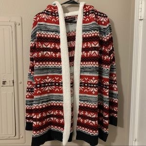 NWT Hooded Cardigan Sweater